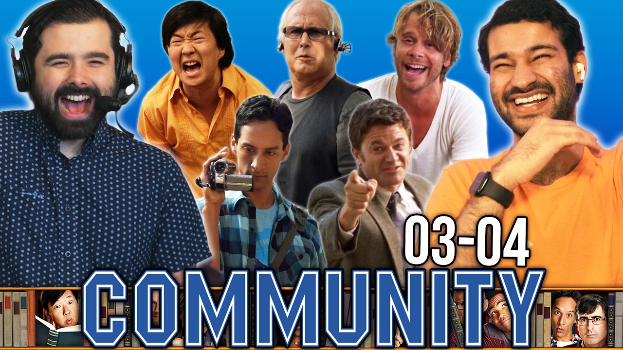 We Watched COMMUNITY EPISODE 3 & 4 For the FIRST TIME! INTRODUCTION TO FILM