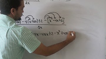 Ejemplo #3 ,Derivadas aplicando limites e incremento