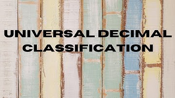 UNIVERSAL DECIMAL CLASSIFICATION (UDC) IN TAMIL| HOW TO CHECK UDC NUMBERS| A DEMO VIDEO |