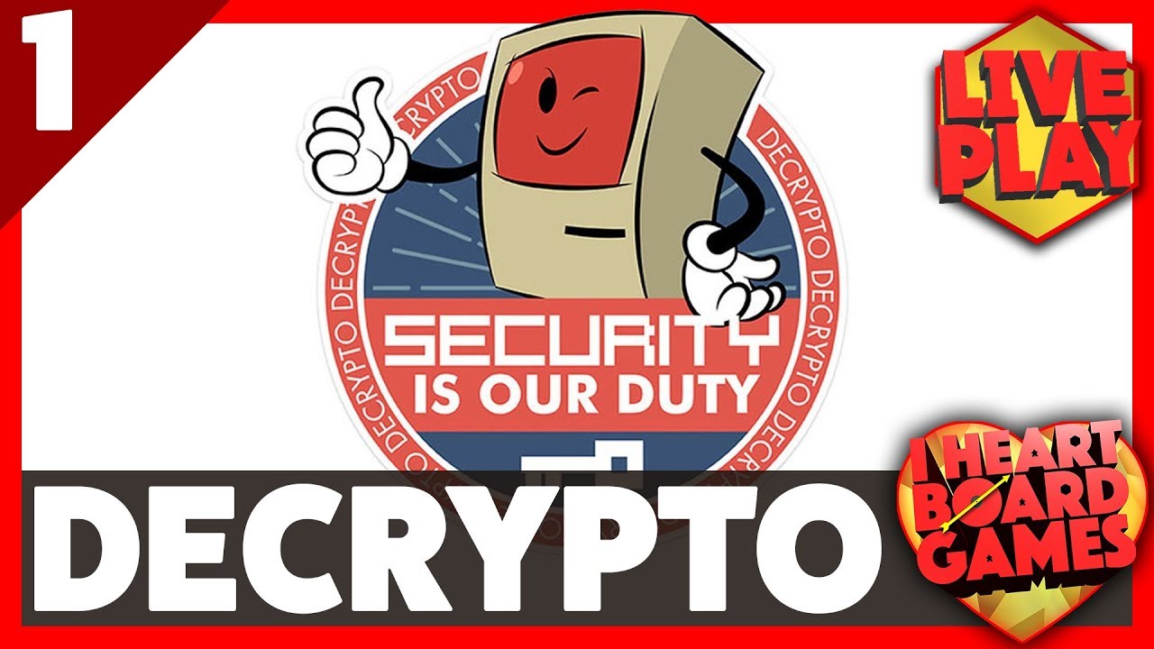 DECRYPTO (Session 1, 4 Players) Live Board Game Session! I Heart Board  Games!