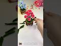 DIY cute Chubby Tulip Flower Pot with Pipe Cleaner Part 2 #diy #pipecleaner #tulip #flowers