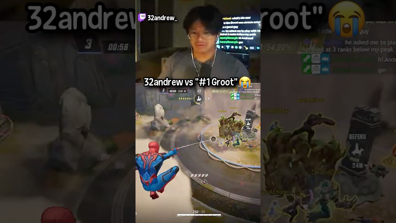 Eddiedota is too good at groot😭#marvelrivals #marvelrivalsclips #groot #32andrew #ragebait
