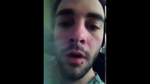 Man sneezes with eyes open