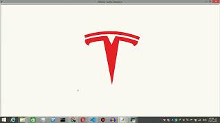 Drawing TESLA with python