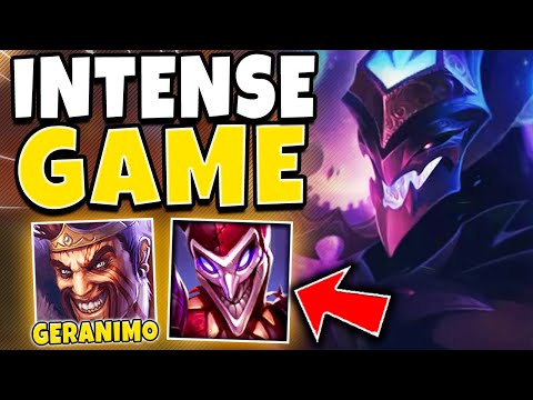 RANK 1 SHACO INTENSE CHALLENGER ELO GAME (DUO GERANIMO) - League Of Legends