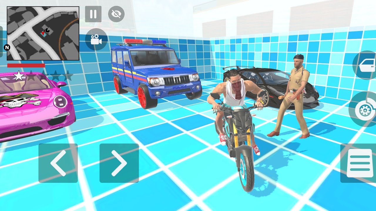 Franklins purchased 2️⃣🤑 new modified car in indian auto thieft car and bike game 🏍️🎮 Android games🥕