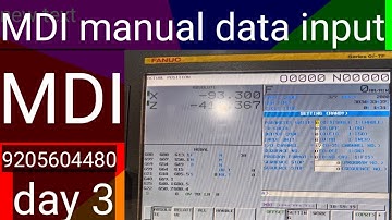 MDI manual data input