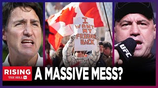 Joe Rogan SLAMS Trudeau, 'F*CKING MESS' Canada After Covid Mandates, Lockdowns