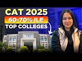 Top MBA Colleges 60-70%ile In CAT 2025 | MBA Colleges At Low CAT Percentile #mba
