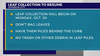 Johnson City announces fall leaf collection for 2023