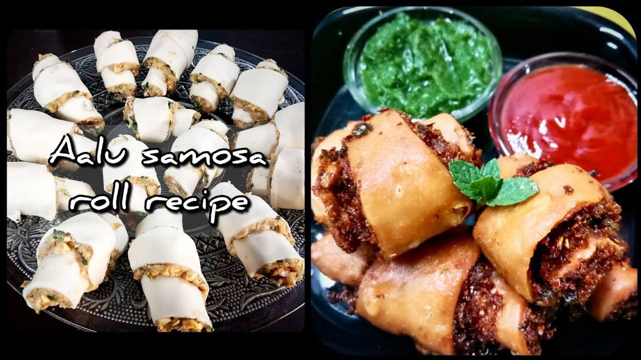 Aalu Rool Aalu samosa roll recipe..#cookingvideo #deliciousfood #snacks # ...