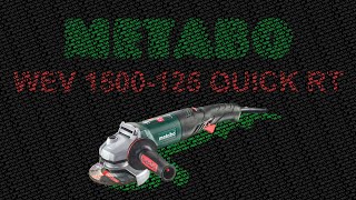 🔧 METABO WEV 1500 125 QUICK RT [No comment] | AhatOFF