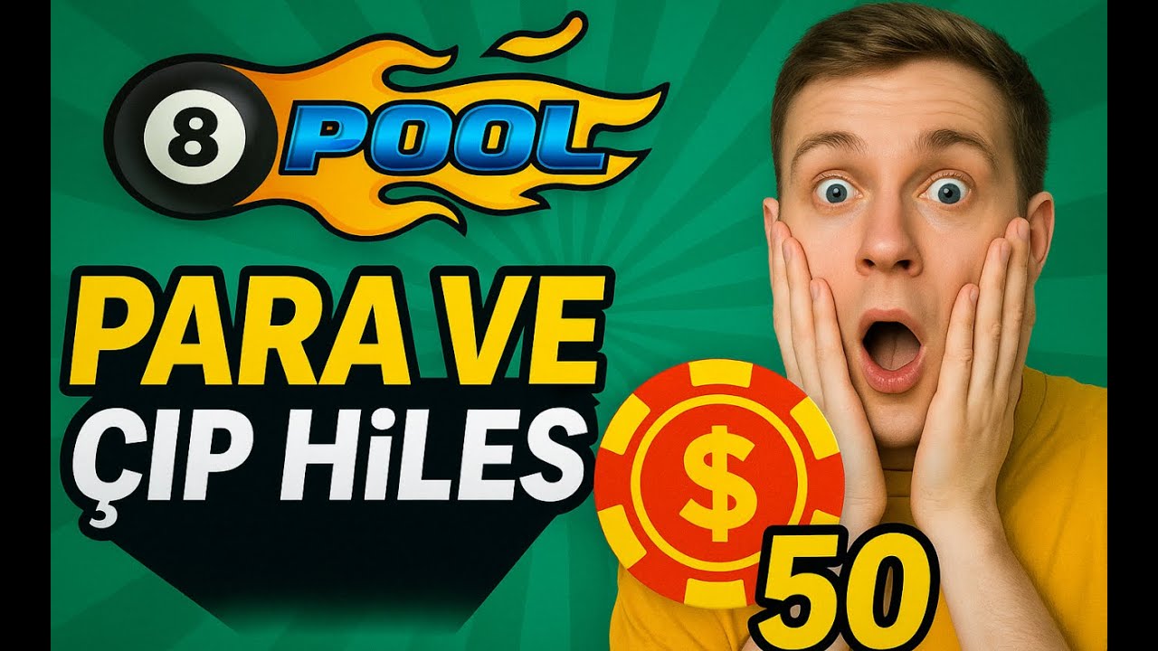 8 Ball Pool Para ve Çip Hilesi 2025
