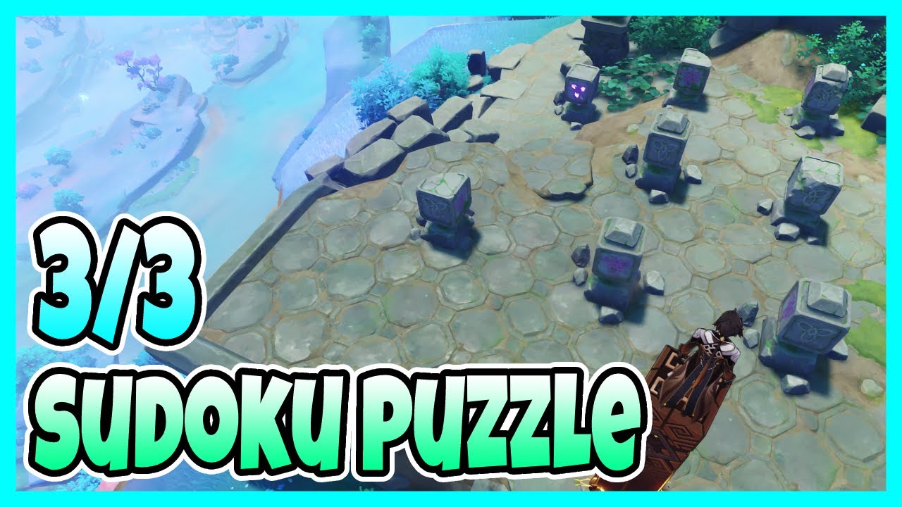 Watatsumi Island Sudoku Puzzle Guide Solved in a sec [Gensin Impact