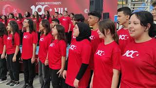 Huriyetin 100 Yılı Pendikte Büyük Coşkuyla Kutlandı. K A L. Korosu Türküler Geçidi