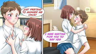 [Manga Dub] I Thought I Was Just Her Practice Partner, But She Asked Me To Answer Her So I Did...