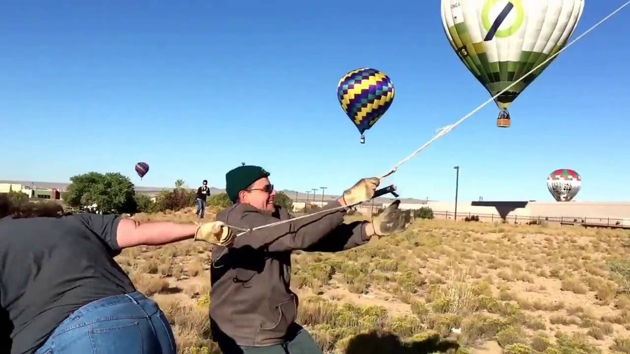 Hot air balloons land in Albuquerque YouTube