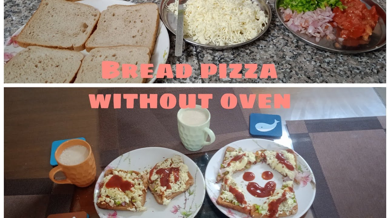 Bread pizza on tawa//kids favourite bread pizza/ Veg bread pizza recipe