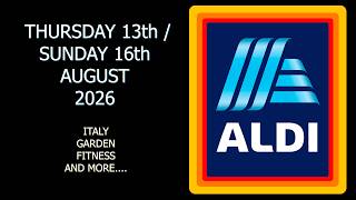 Aldi Special Buys Thursday 13th Sunday 16th August 2026