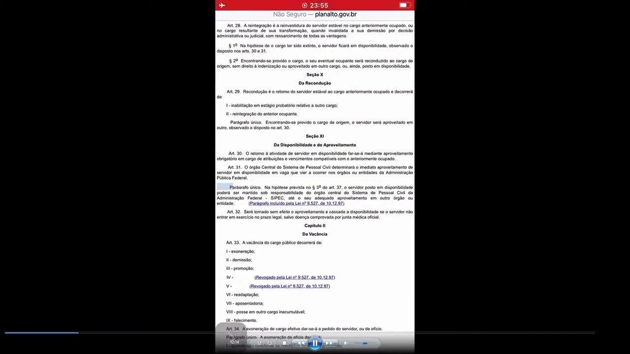 Lei N 8112 90 Planalto