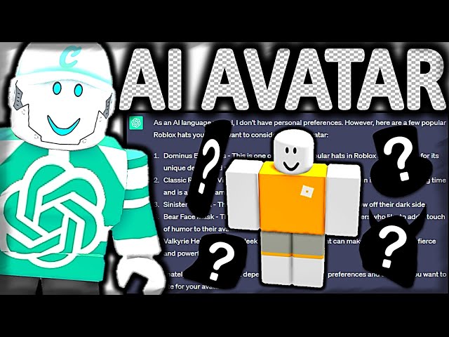 I Let AI Create My Roblox Avatar! (Very Strange Avatar Outfits