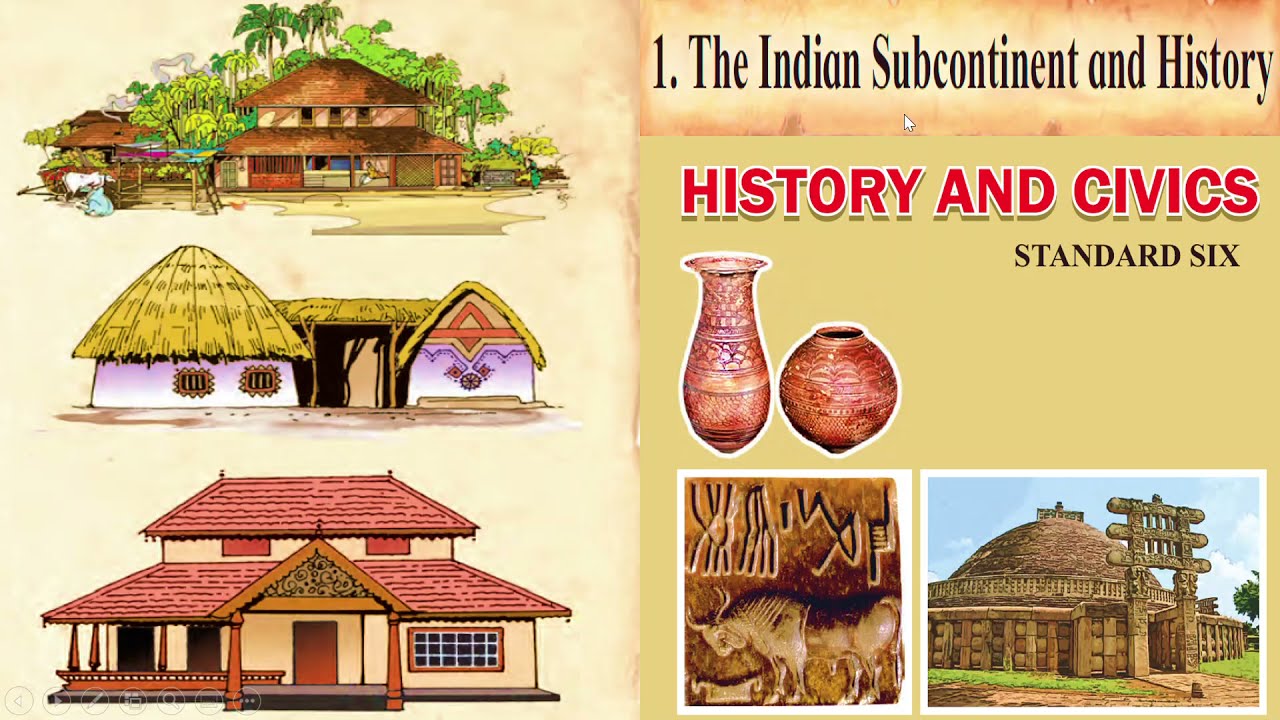 1. The Indian Subcontinent and History Class 6 History and Civics Textbook Explanation in