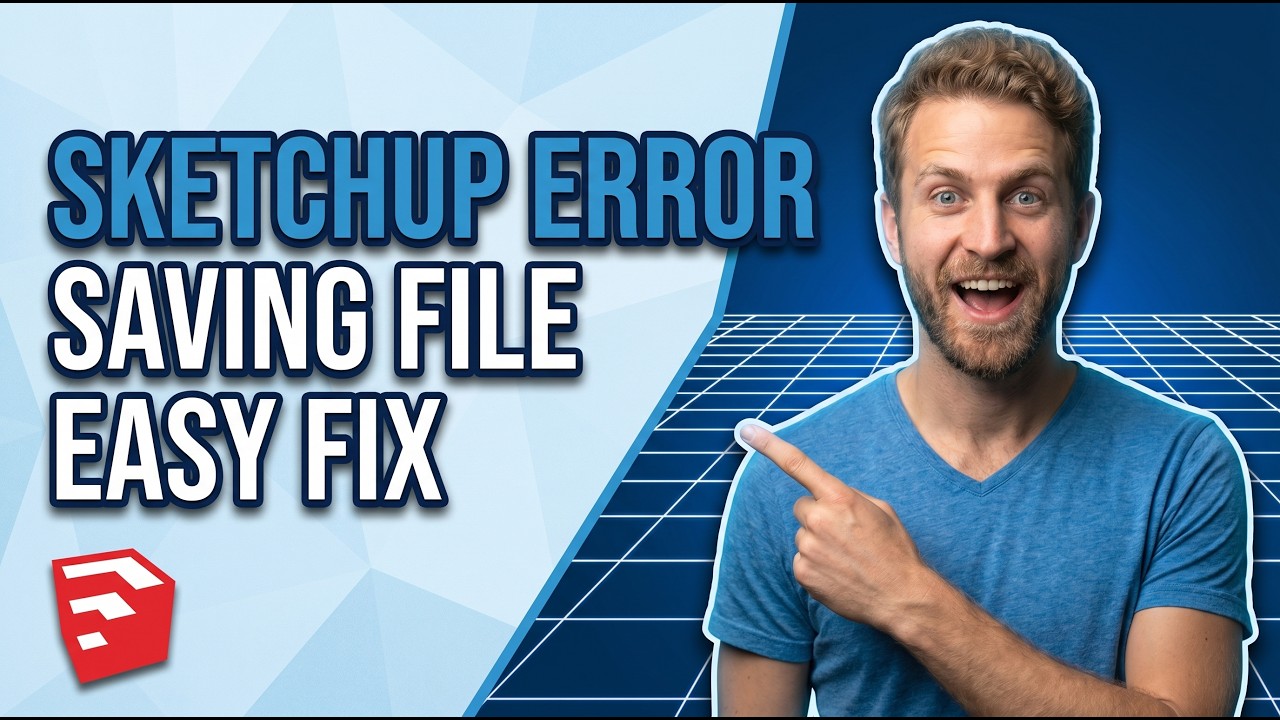 SketchUp Error Saving File (Easy Fix Guide) - YouTube