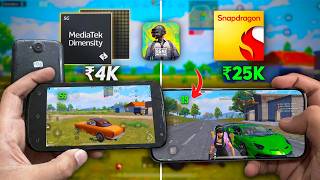 Snapdragon vs MediaTek Processor For Gaming | ₹4K MediaTek vs ₹25K Snapdragon | Best Processor?