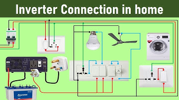 inverter connection for Home | inverter Wiring in home @TheElectricalGuy