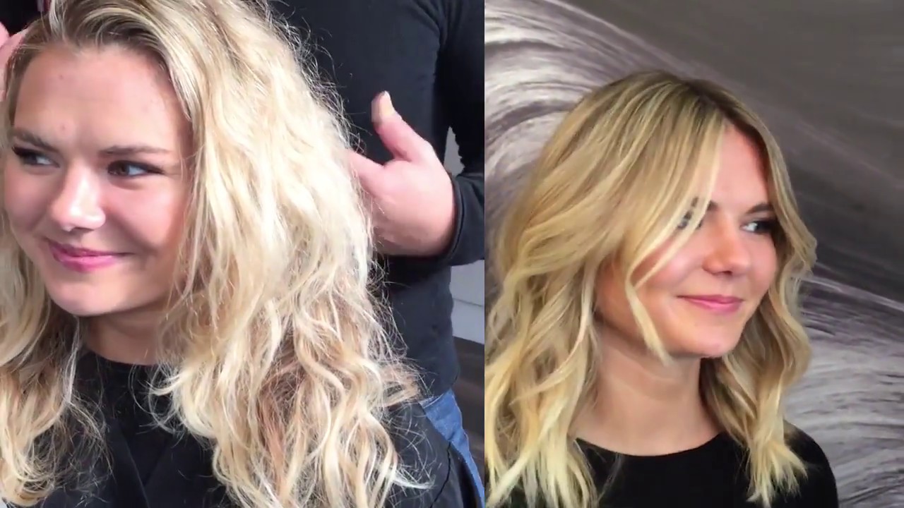 Medium Length Hairstyle for Fall by Point Cutting and Slide Cutting