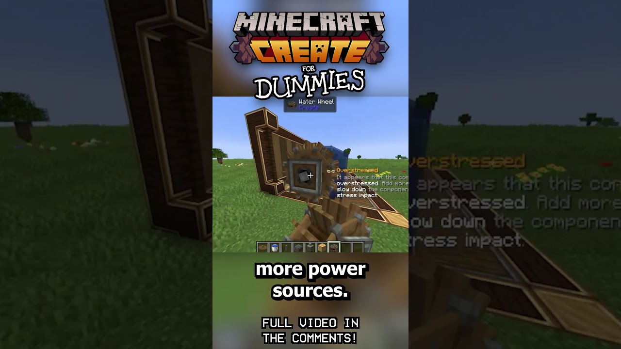 OVERSTRESSING - MINECRAFT: CREATE MOD FOR DUMMIES