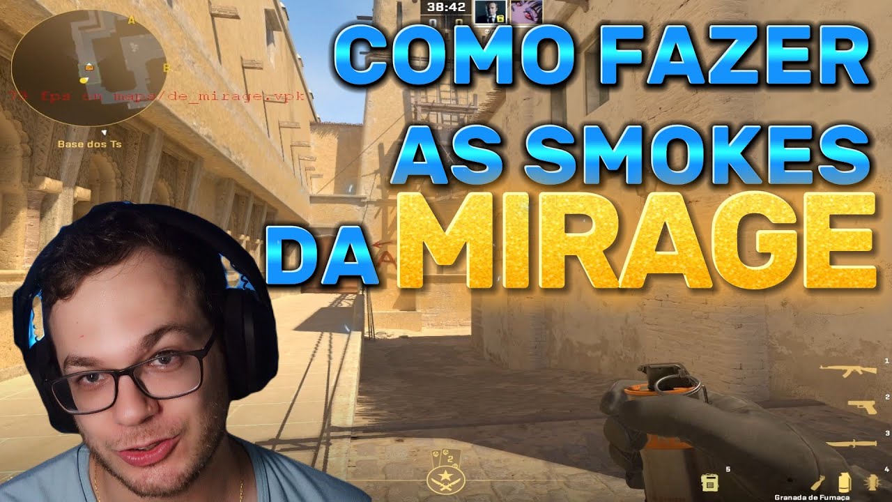 CS2 COMO FAZER AS SMOKES DA MIRAGE