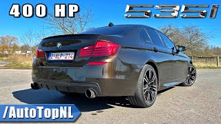 400HP BMW 535i F10 *280KM/H* REVIEW on Autobahn by AutoTopNL