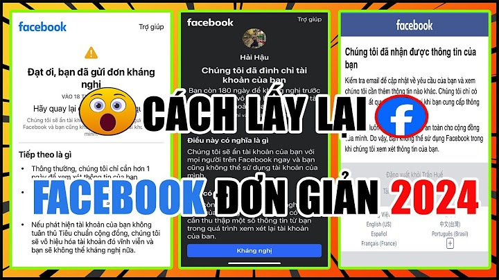 Nhận mở khóa tài khoản facebook bị vô hiệu hóa năm 2024