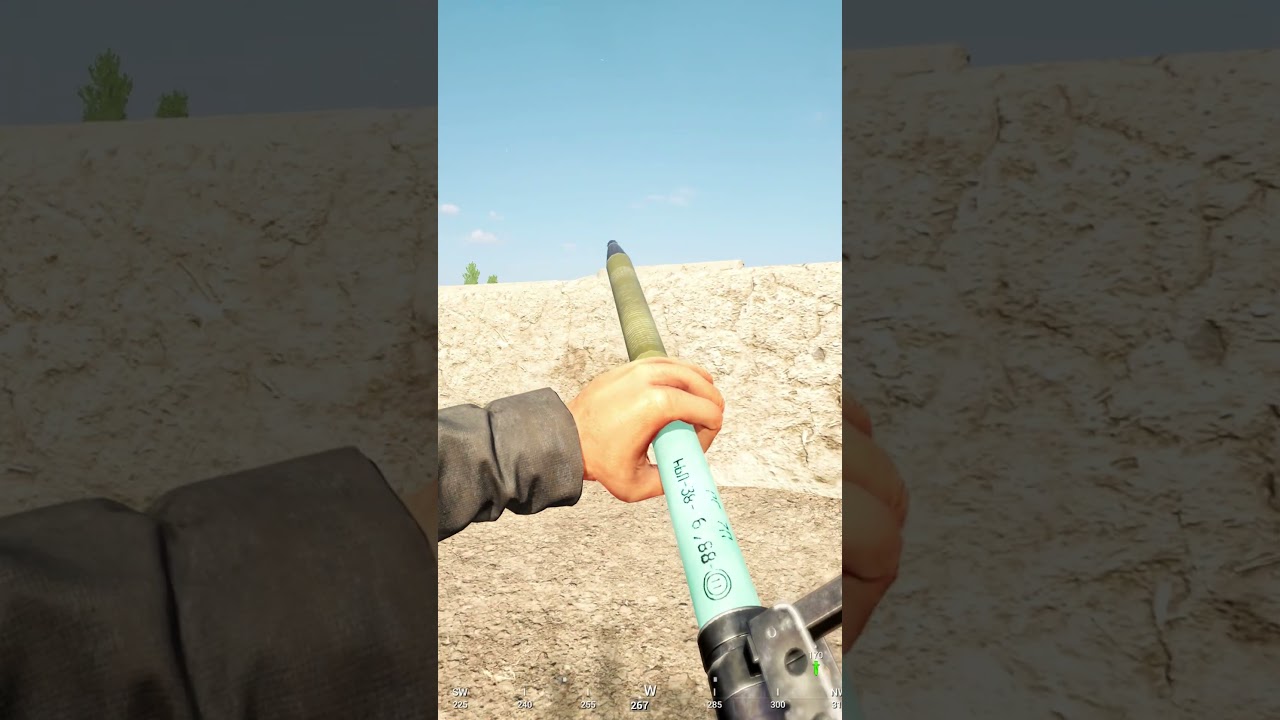 RPG fragmentation tiré a une vitesse incroyable j'ai du slow motion, SQUAD