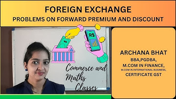 CACULATING FORWARD PREMIUM/FOREFING EXCHANGE MARKET/ARB Onlineclasses