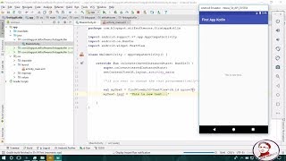 Create First App | Android Studio | Kotlin screenshot 3