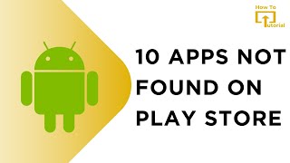 10 HIDDEN Apps NOT Available on the Play Store!