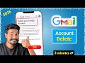 How to Delete Gmail Account 2026 ✅️| Telugu | How to Delete Google Account Permanently