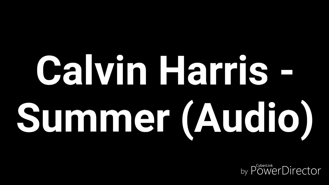Calvin Harris Summer Audio Audiomastr 4u Calvin Harris Summer Audio Audiomastr 4u