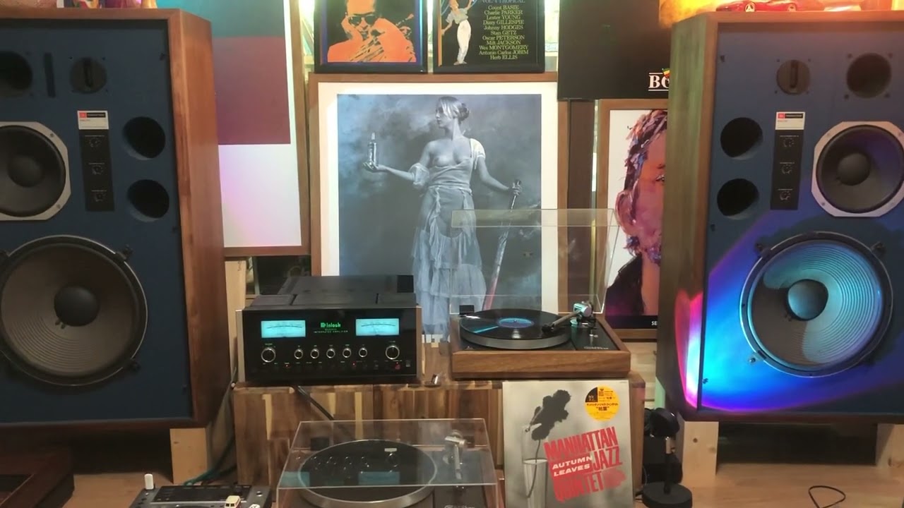 jbl4344, mcintosh ma6900, linn sondek lp12, manhattan jazz quintet- autumn leaves