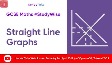 GCSE Maths - Advanced Information: Straight-line Graphs