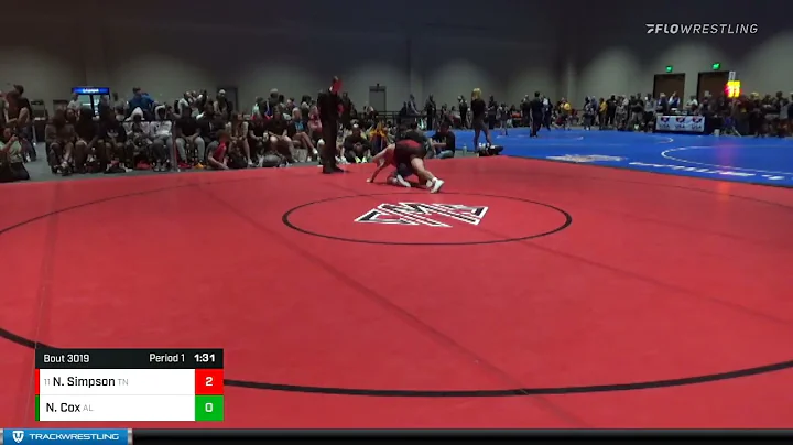 120 Lbs Champ. Round 1 - Nathan Simpson, TN Vs Nat...