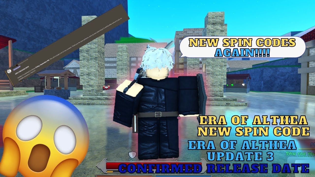 ERA OF ALTHEA NEW SPIN CODES!!! AUGUST 7 2022!!! + UPDATE 3