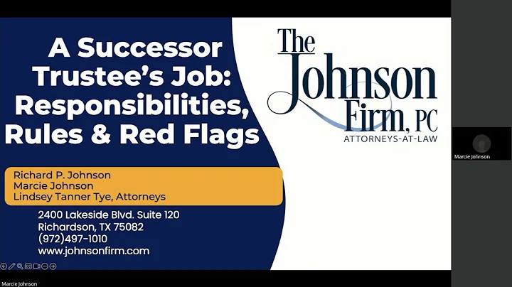 Successor Trustee Workshop