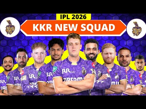 الدوري الهندي الممتاز ٢٠٢٦ التشكيلة الكاملة لفريق كولكاتا نايت رايدرز تشكيلة جديدة لفريق كيه