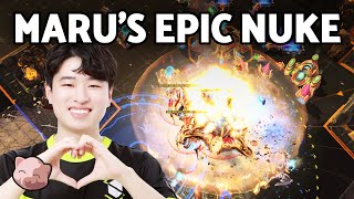 Maru lands INSANE Starcraft 2 nuke in GSL