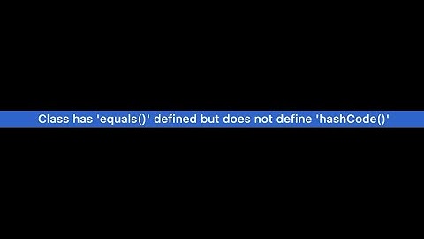Code Analysis series in Intelij:How to detect and fix Java classes with unpaired equals and hashcode