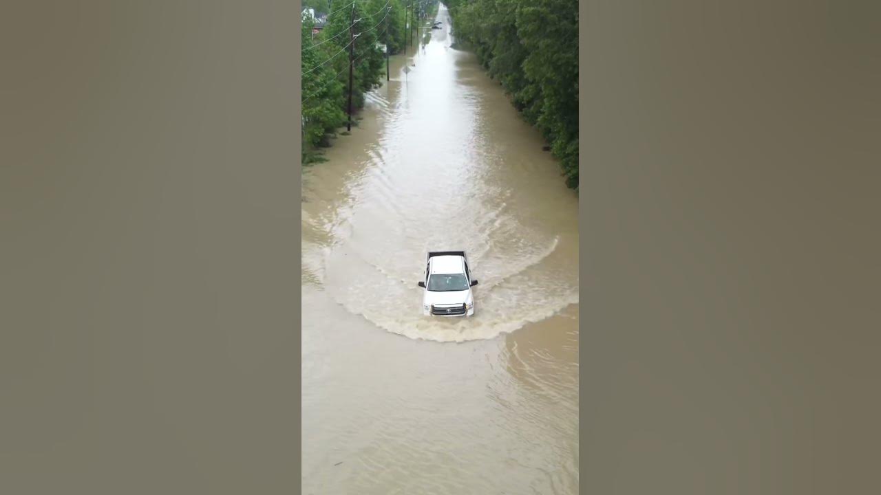 Flash Flood in Plum Grove, TX shorts short weather YouTube