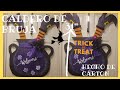 COMO HACER UN CALDERO DE BRUJA CON CARTON (HAPPY HALLOWEEN)